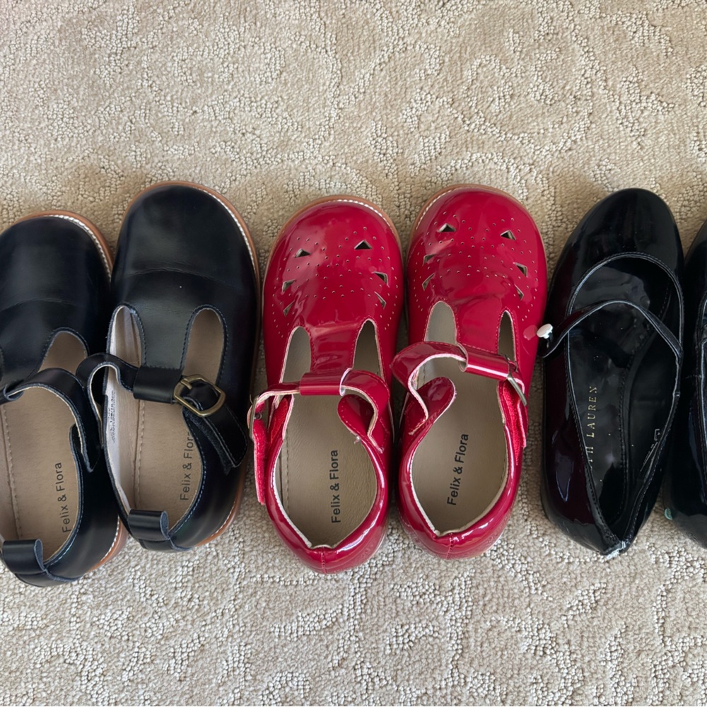 Girls Shoes - 3 Pair